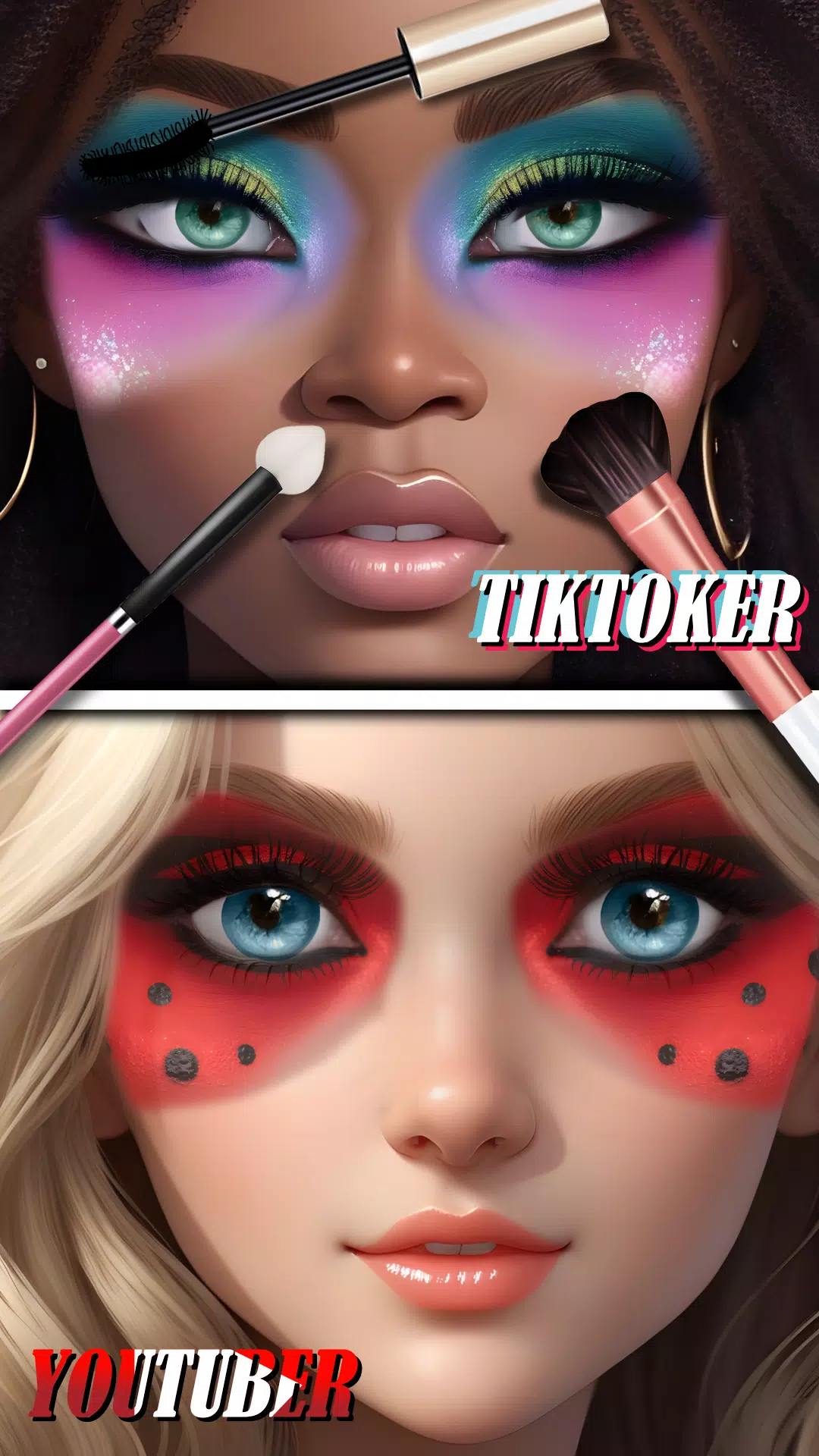 Schermata Makeup Games & ASMR Makeover 1