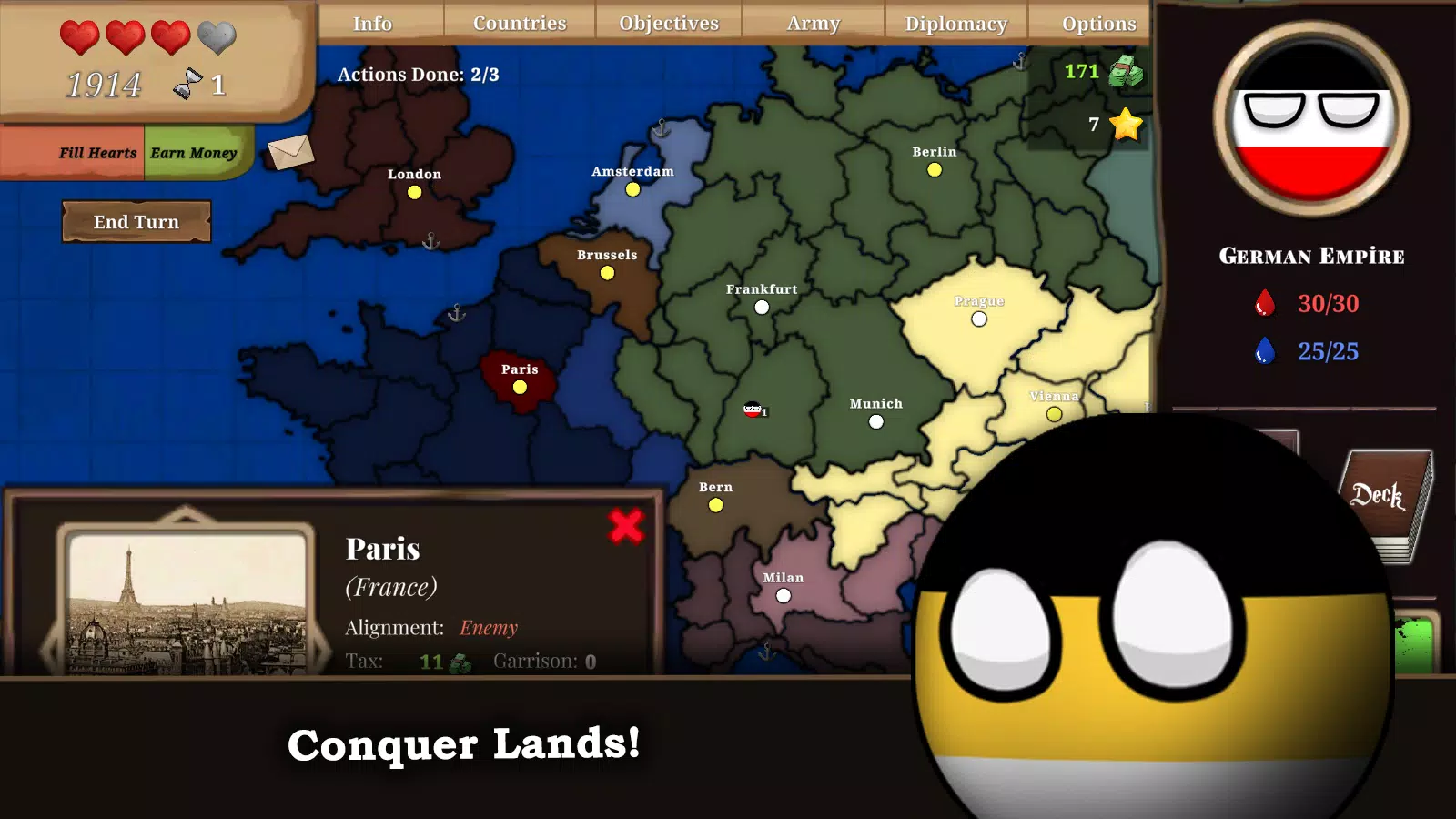 Countryball: Europe 1890 Ekran Görüntüsü 1