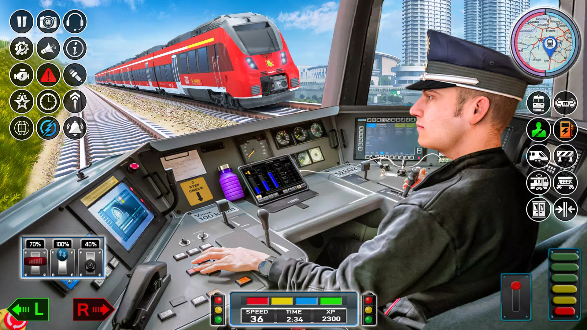 jeu de train de ville jeux 3D Capture d'écran 1