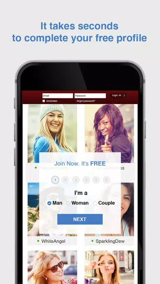 AFF dating app - your personal friendfinder! स्क्रीनशॉट 1