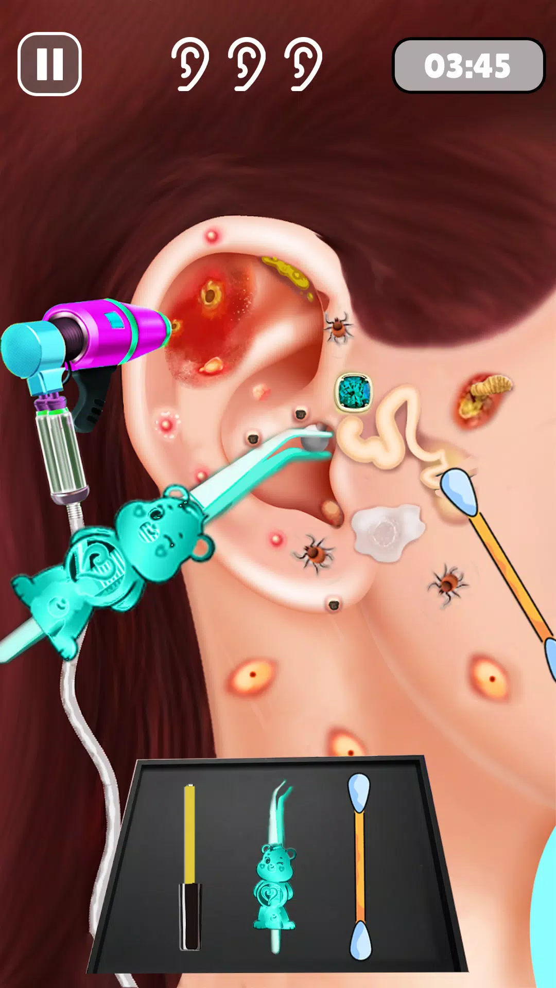 Ear Salon ASMR Doctor Game 螢幕截圖 0