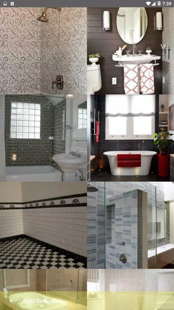 Best Bathroom Tile Designs ide 螢幕截圖 2