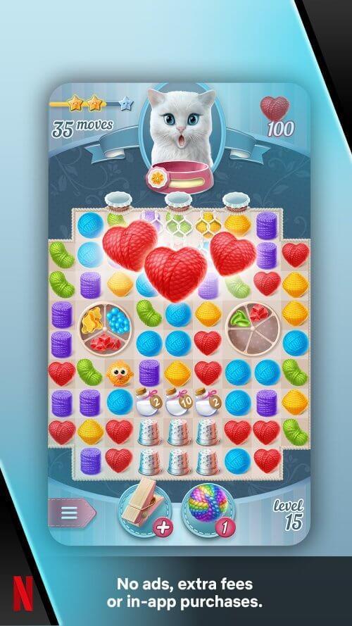 Knittens: Match 3 Puzzle Ekran Görüntüsü 0