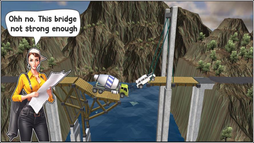 Master Bridge Constructor Скриншот 2
