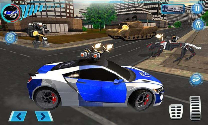 Multi Robot Transform Car Game Скриншот 3