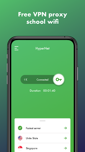 HyperNet Free VPN - Unlimited Zrzut ekranu 2