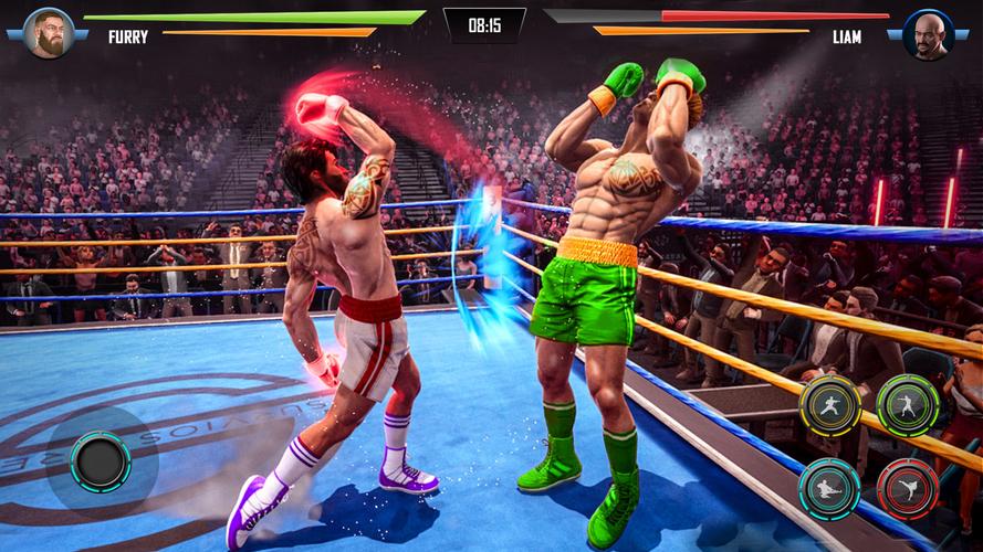Real Kick Boxing Games 2023 ภาพหน้าจอ 0