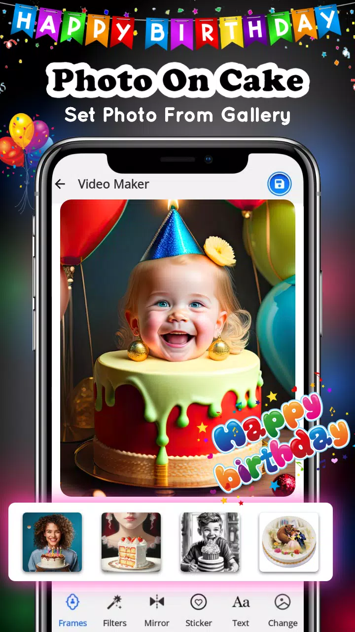 Birthday Video Maker 螢幕截圖 2