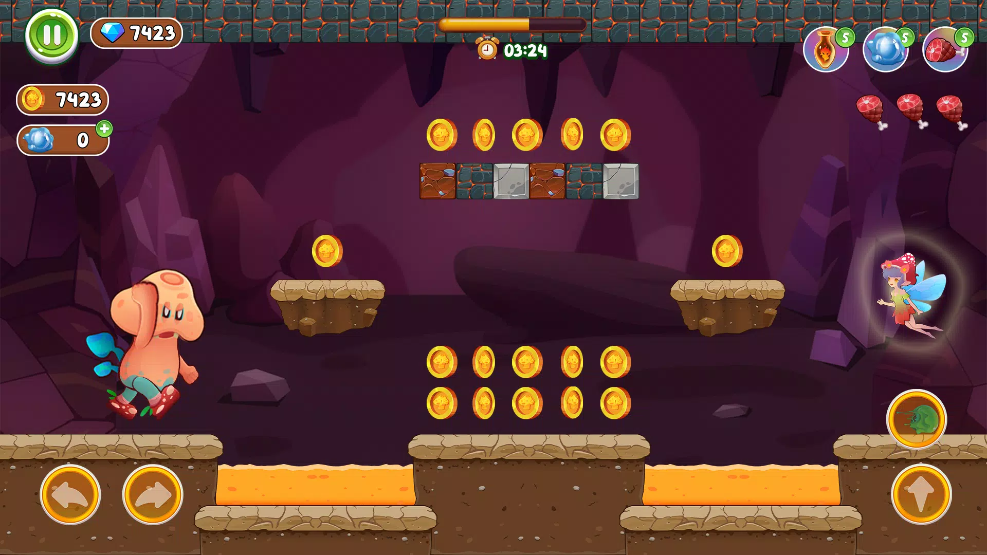Mushroom War: Legend Adventure 螢幕截圖 0