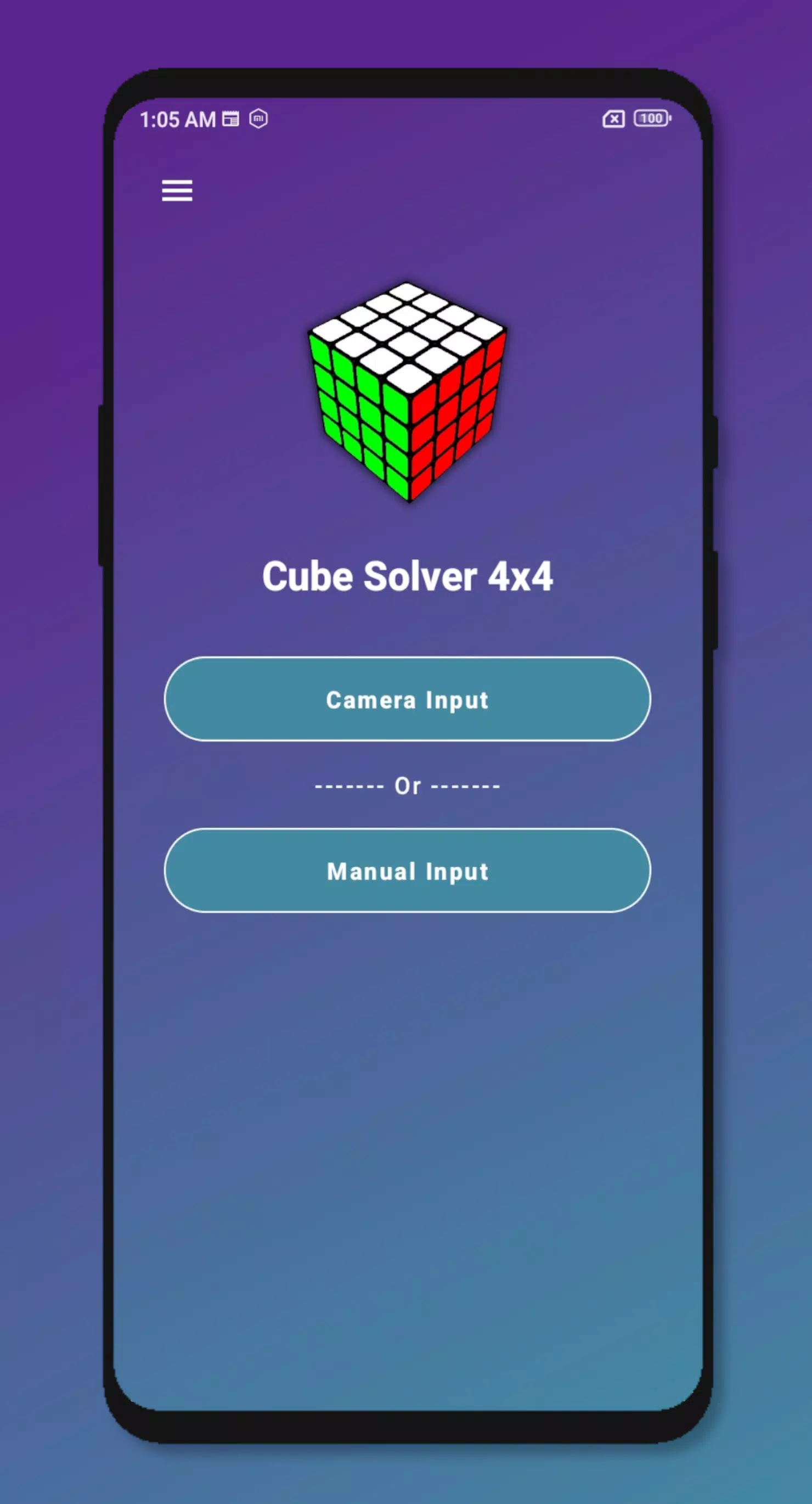 Rubik's Cube Solver 4x4 Ảnh chụp màn hình 0