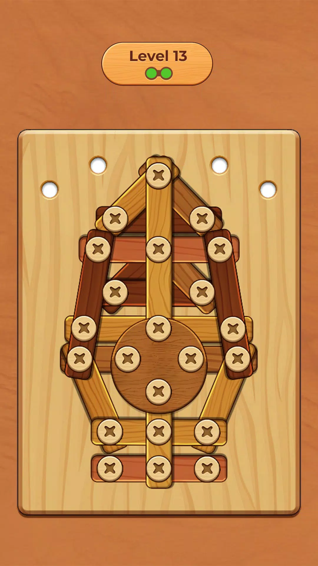 Wood Screw Puzzle 螢幕截圖 0