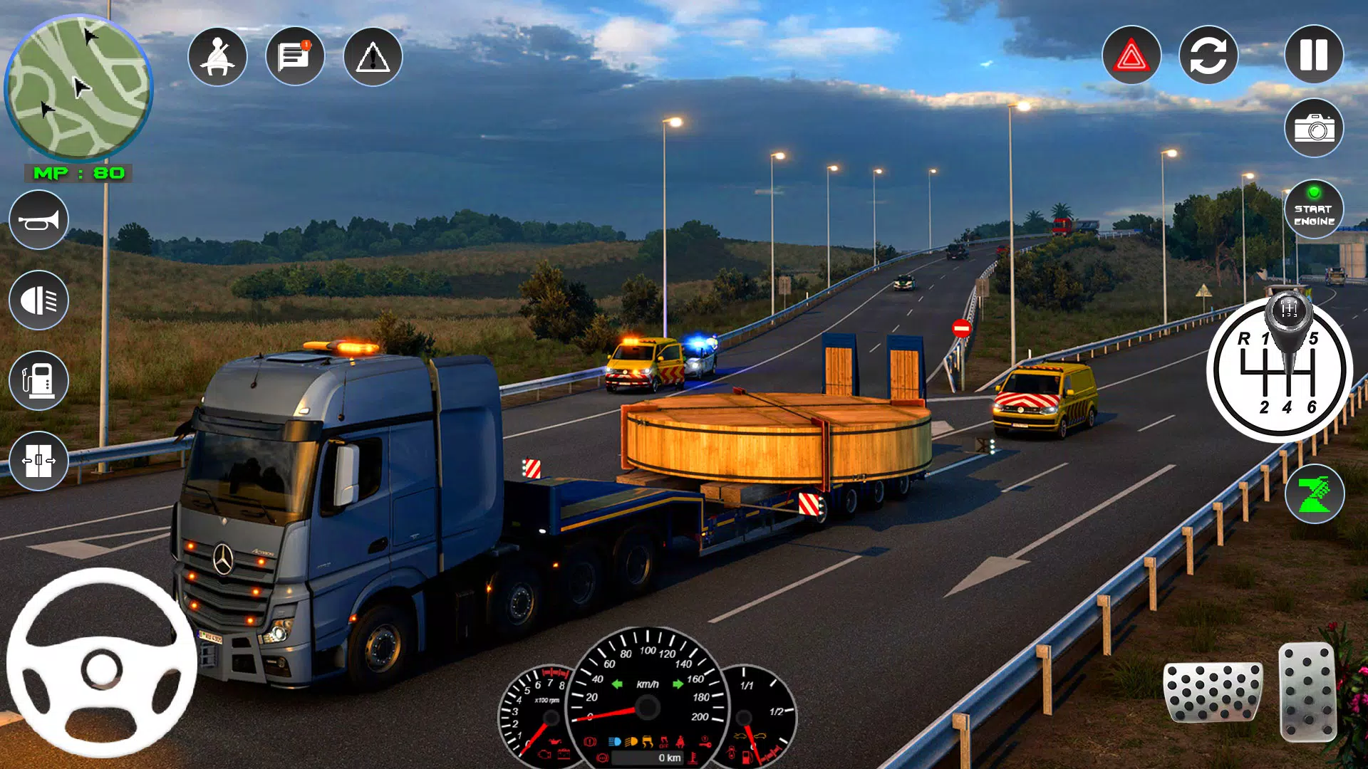 Euro Cargo Truck Simulator 3D 螢幕截圖 3