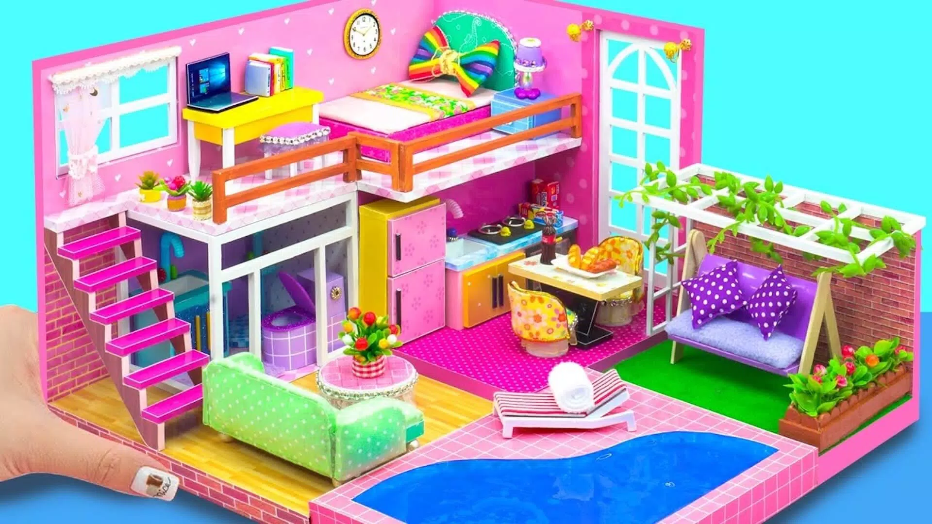 Girl Doll House Design Games 螢幕截圖 1