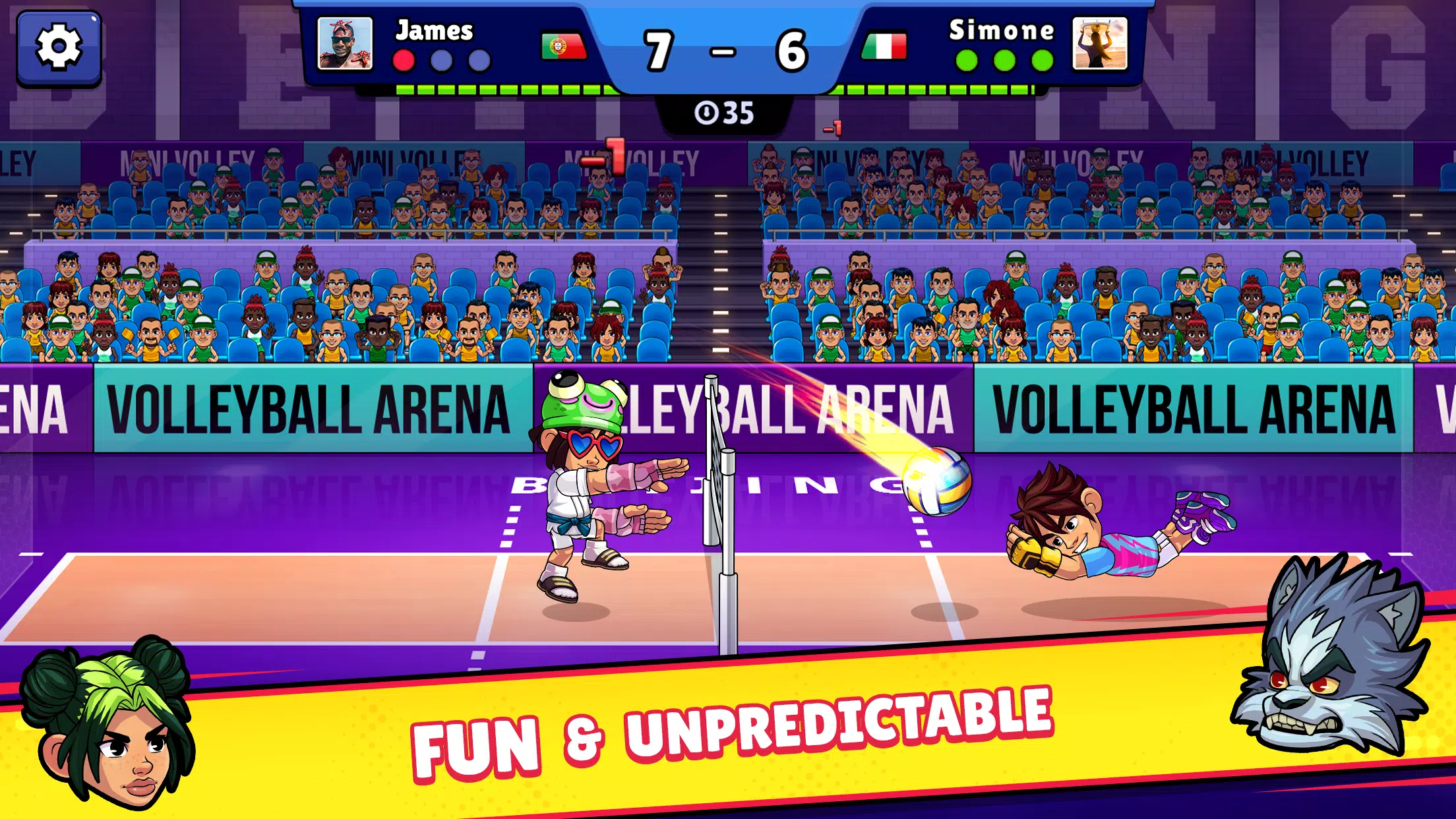 Schermata Volleyball Arena 1