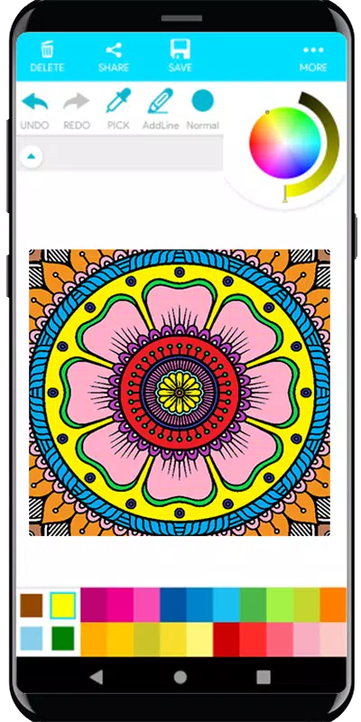 Coloring Mandala 螢幕截圖 2