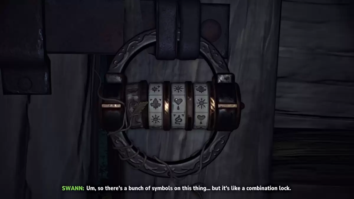 失落的唱片中的小屋挂锁盛开和愤怒