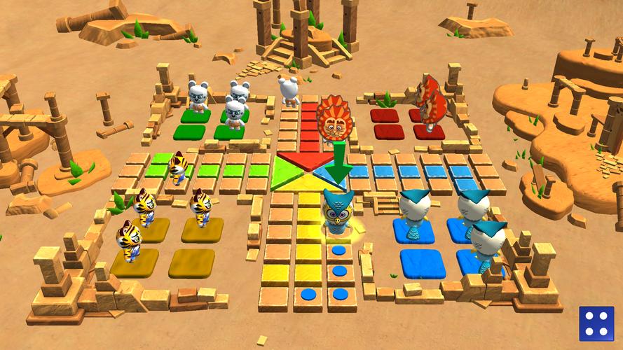 Ludo 3D Multiplayer Capture d'écran 3