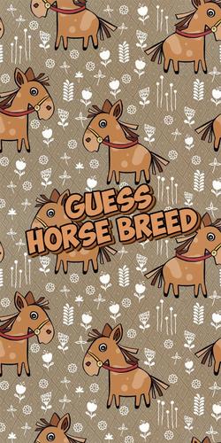 Guess the horse breed Capture d'écran 0