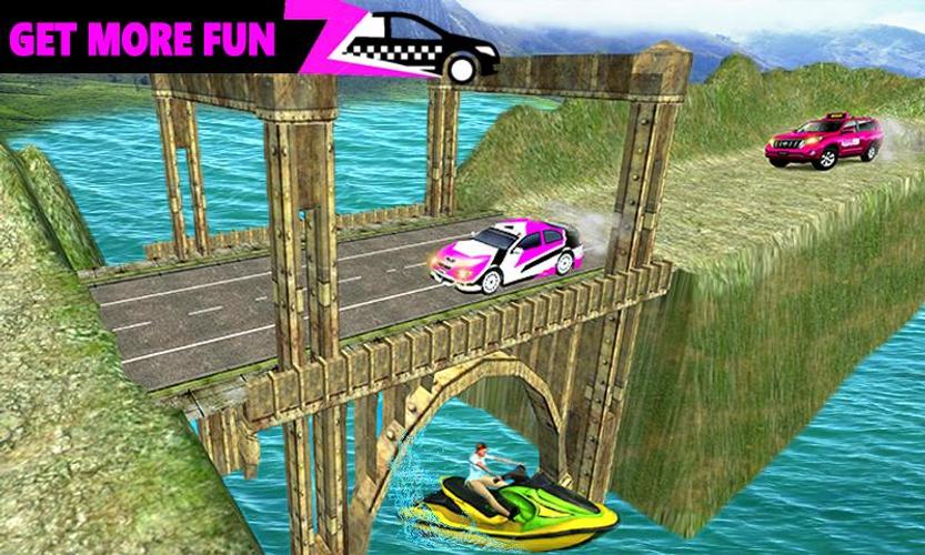 Pink Taxi Driving Game 3D 螢幕截圖 2