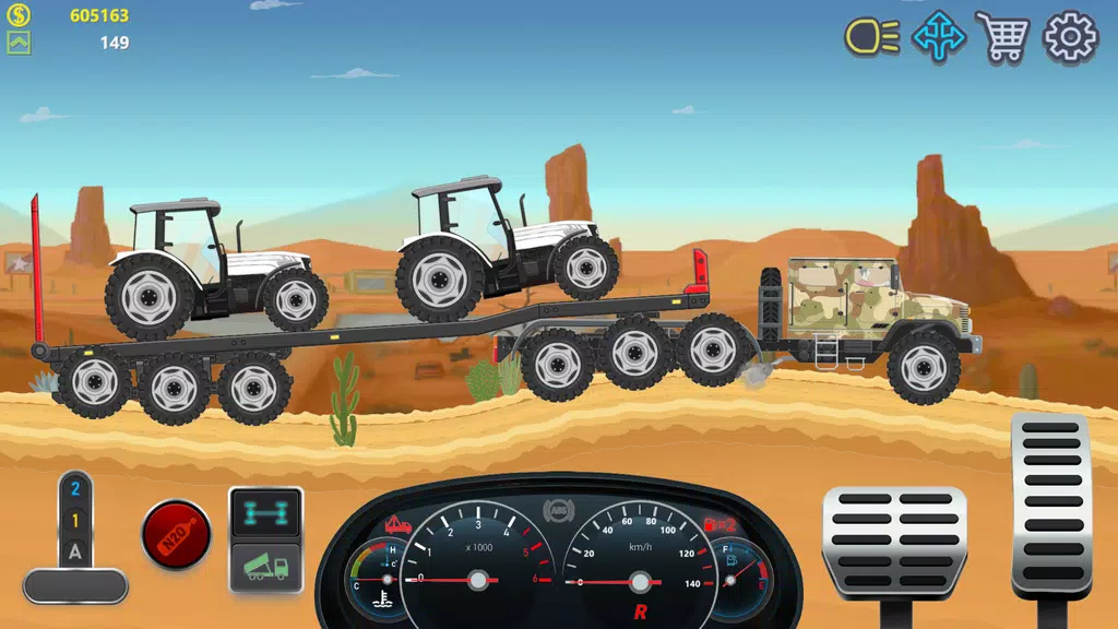 Trucker Real Wheels: Simulator 螢幕截圖 1