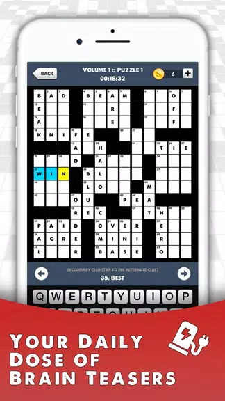 Crosswords Puzzle - Word Game ဖန်သားပြင်ဓာတ်ပုံ 0