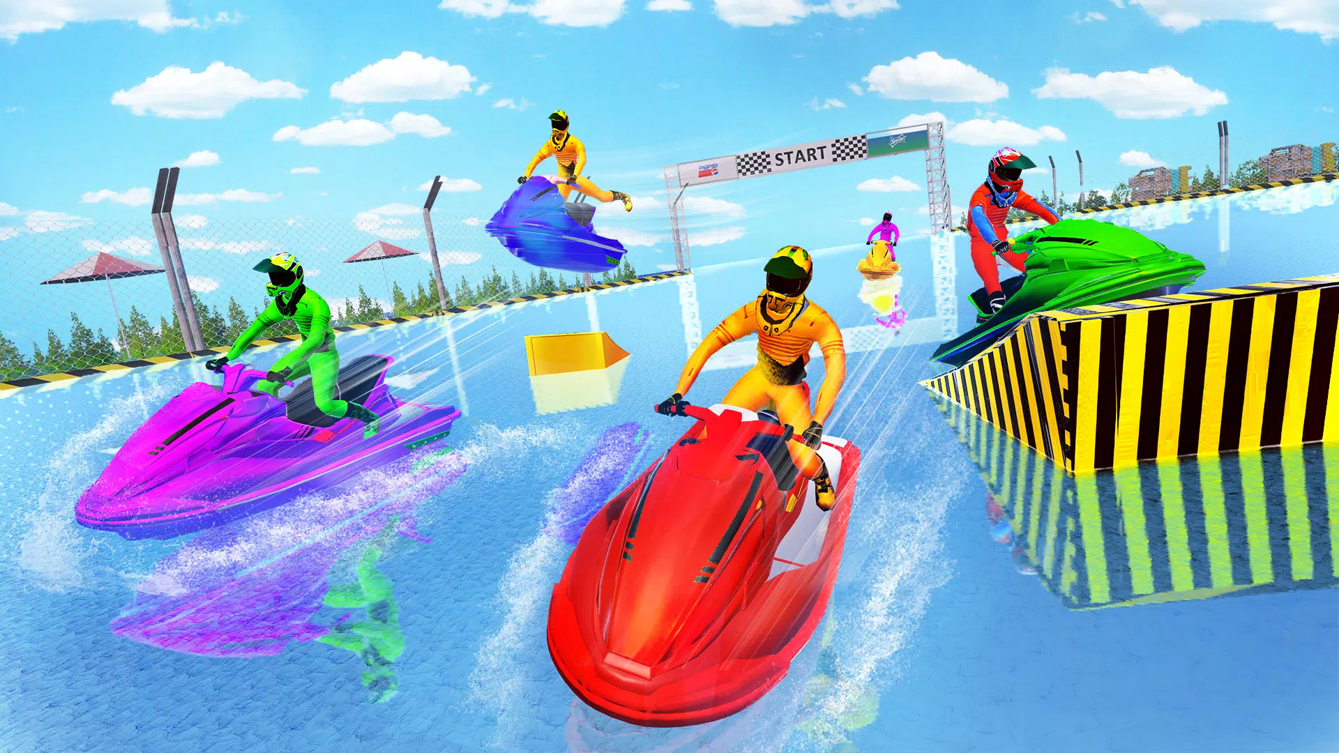 Jet Ski Games Boat Racing Game 螢幕截圖 3