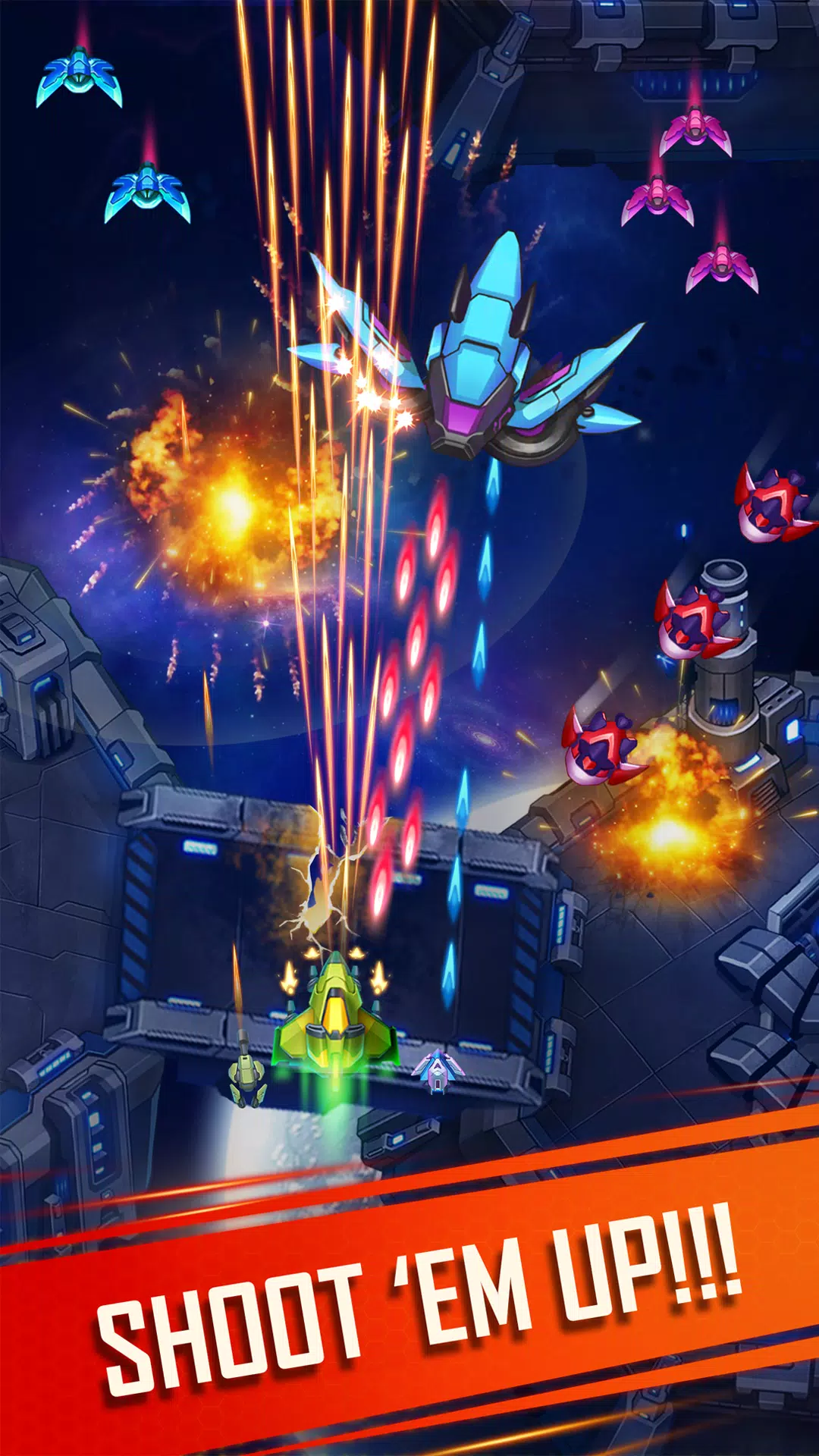 WindWings: Galaxy attack Pro 螢幕截圖 1
