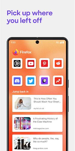 Firefox Fast & Private Browser Mod Schermafbeelding 2