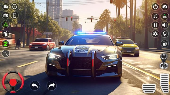Modern Police Car Parking Game 螢幕截圖 1