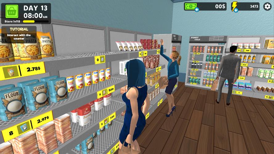 Supermarket Simulator Game 3D 螢幕截圖 2