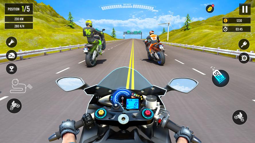 Schermata Moto Traffic Bike Race Game 3d 0
