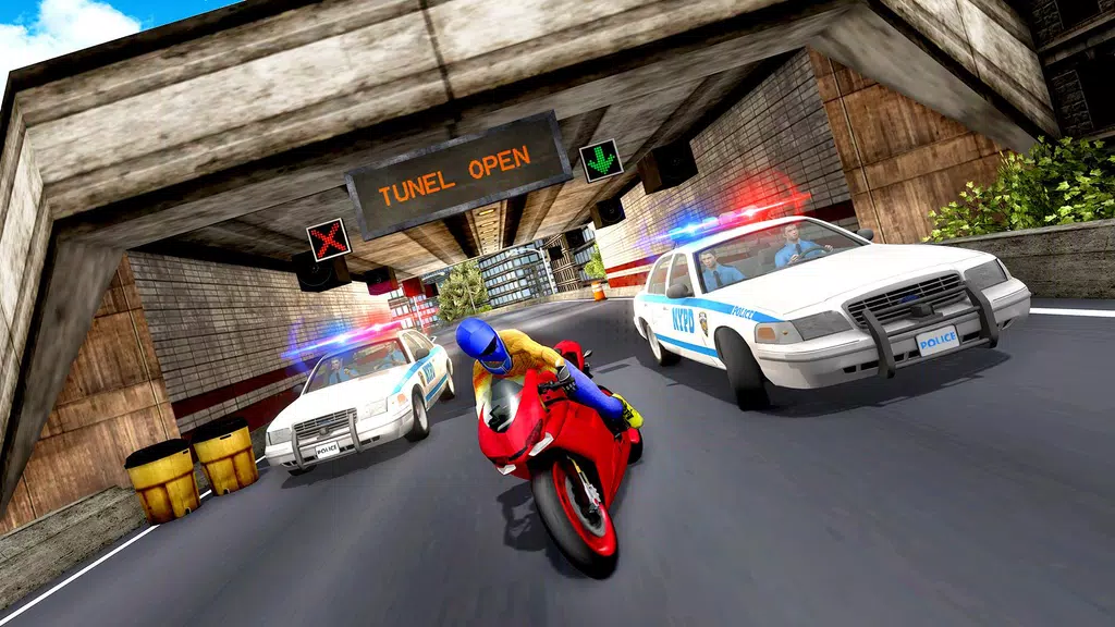 Police Car Vs Theft Bike 螢幕截圖 0