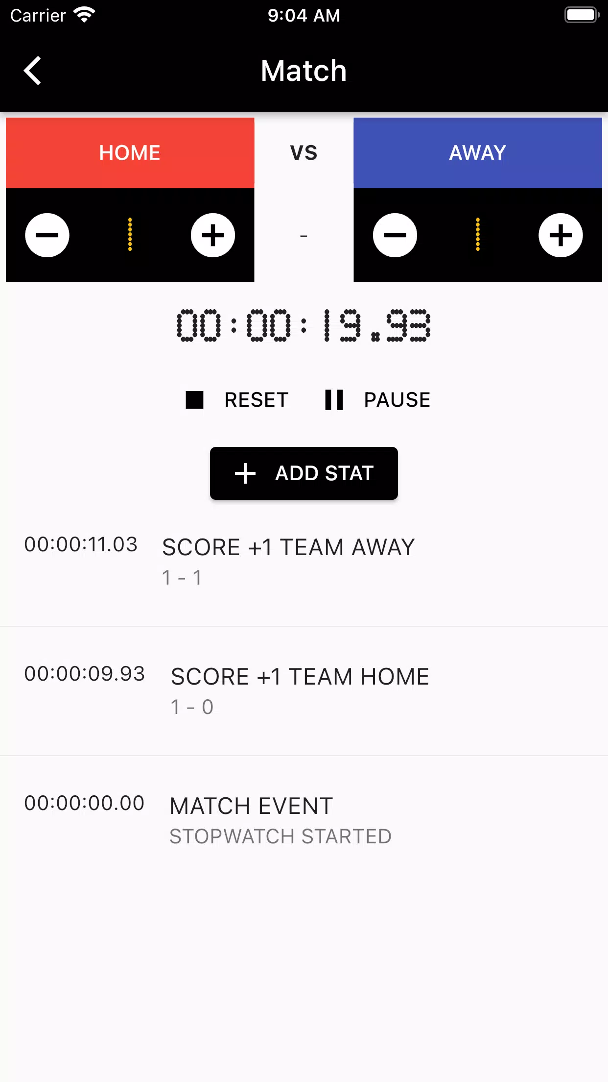 Match Scoreboard Скриншот 1