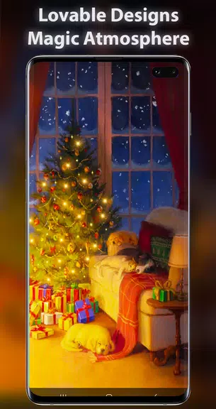 Snow Live Wallpaper Captura de tela 2