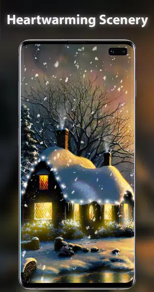 Snow Live Wallpaper Captura de tela 3