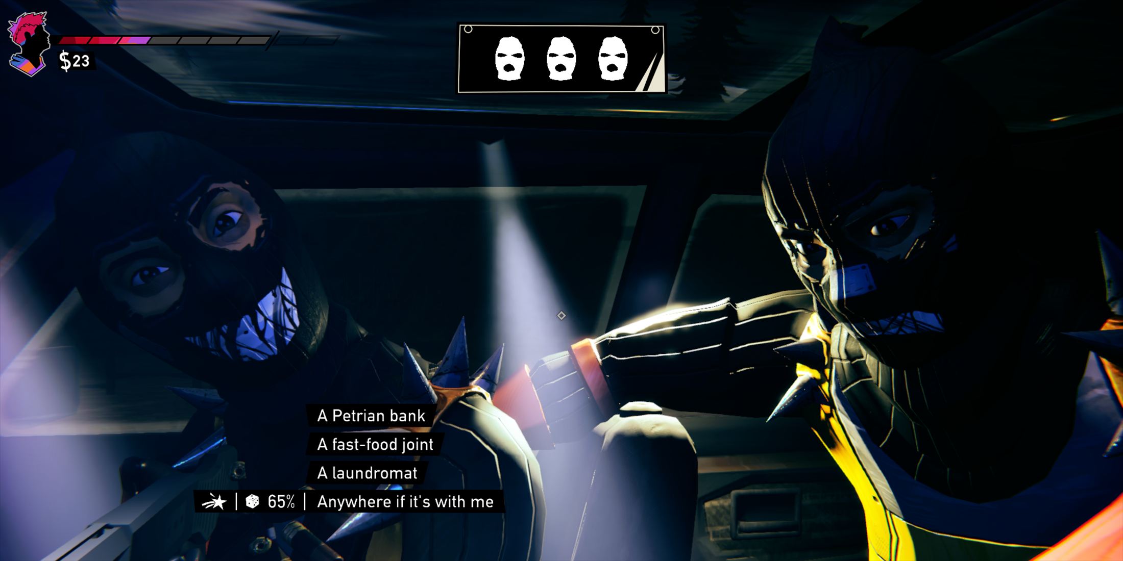 Image: Screenshot of a game showing the quiz