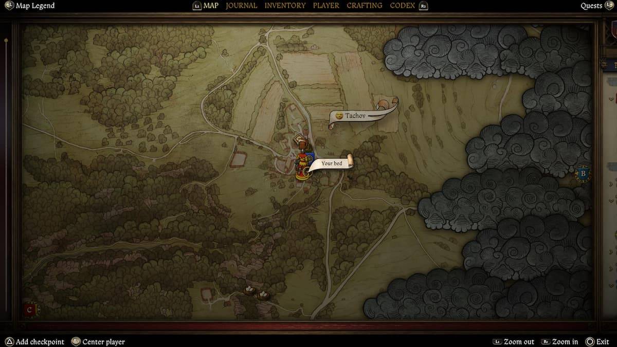 Image: Player's bed in Kingdom Come Deliverance 2