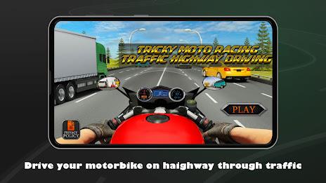 Tricky Moto Highway Driving 螢幕截圖 0