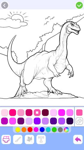 Dino Coloring Capture d'écran 3