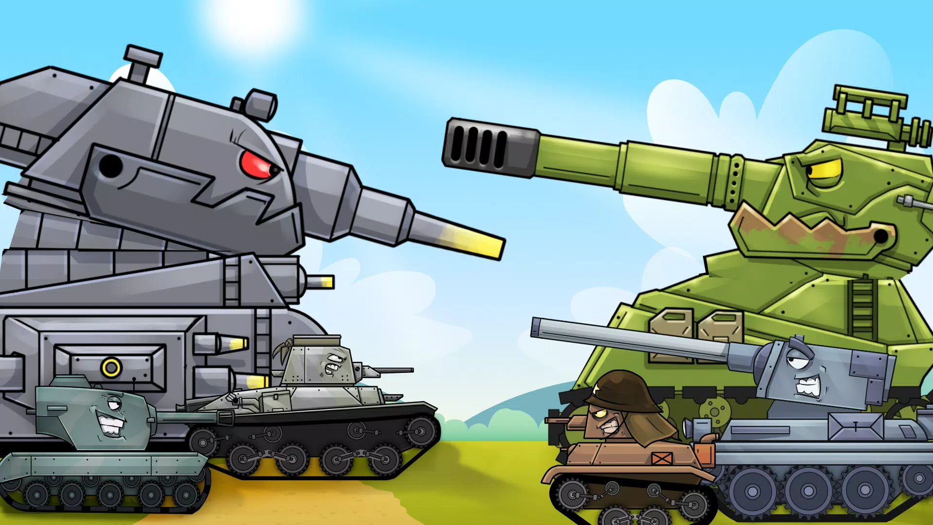 Merge Tanks: Танки vs Танчики Скриншот 0