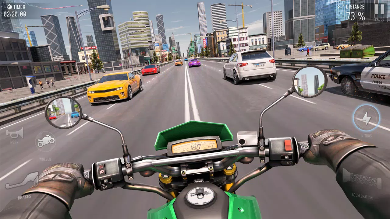 Rider 3D Bike Racing Games 螢幕截圖 2