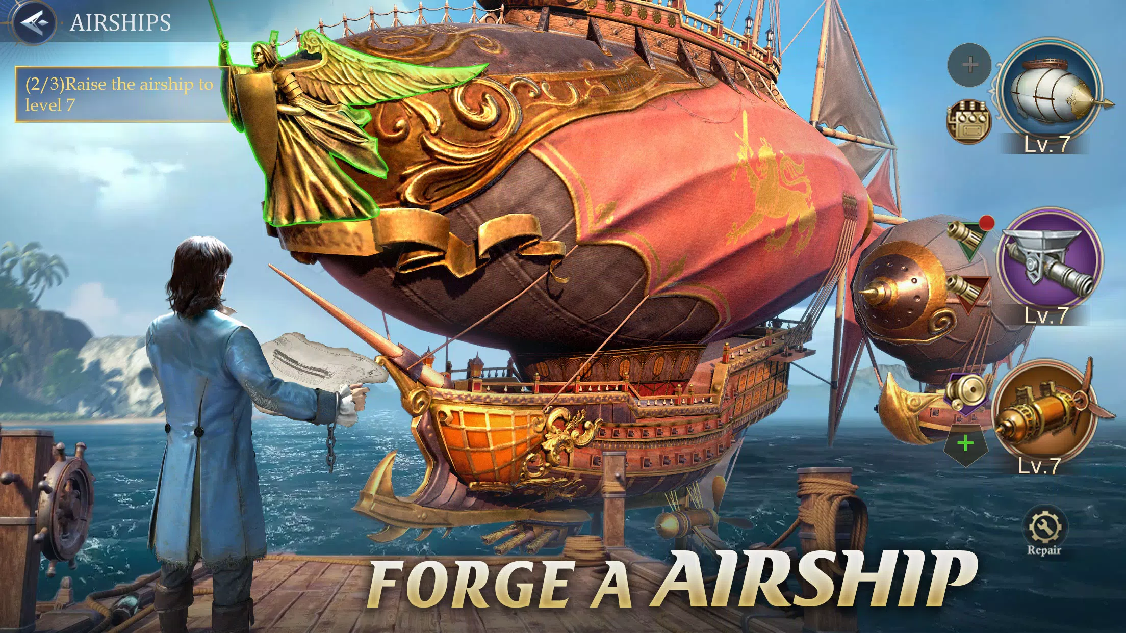 Guns of Glory: Lost Island 螢幕截圖 1