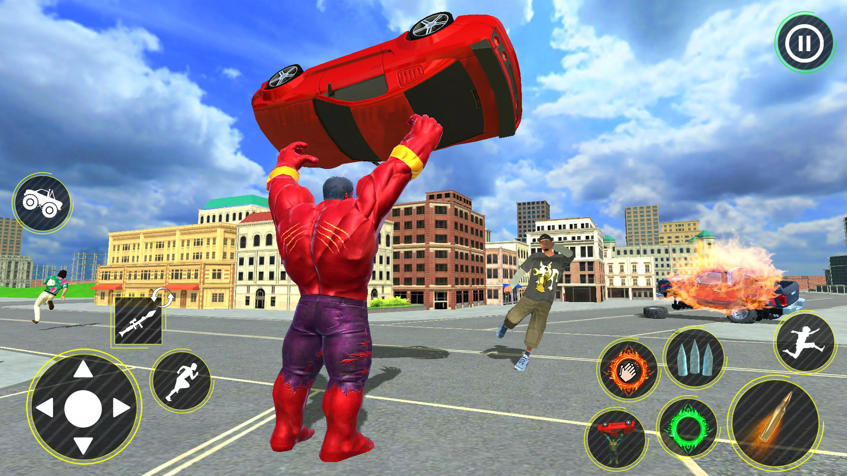 Incredible Monster Hero 3D War Capture d'écran 3