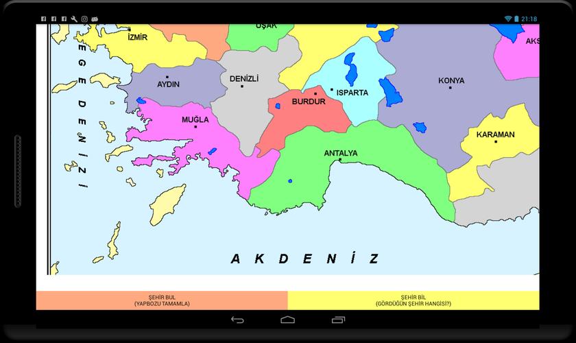 Şehir Bulma Oyunu Zrzut ekranu 2