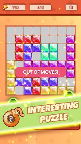 Block Puzzle Jewel Crystal Cat 螢幕截圖 3