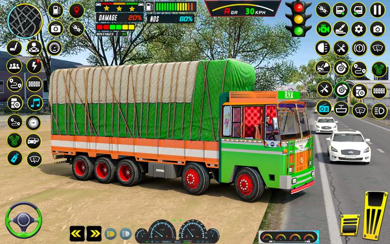 Indian Truck Game 3d Truck sim Schermafbeelding 0