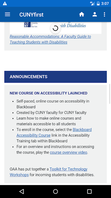 CUNYfirst Ảnh chụp màn hình 3