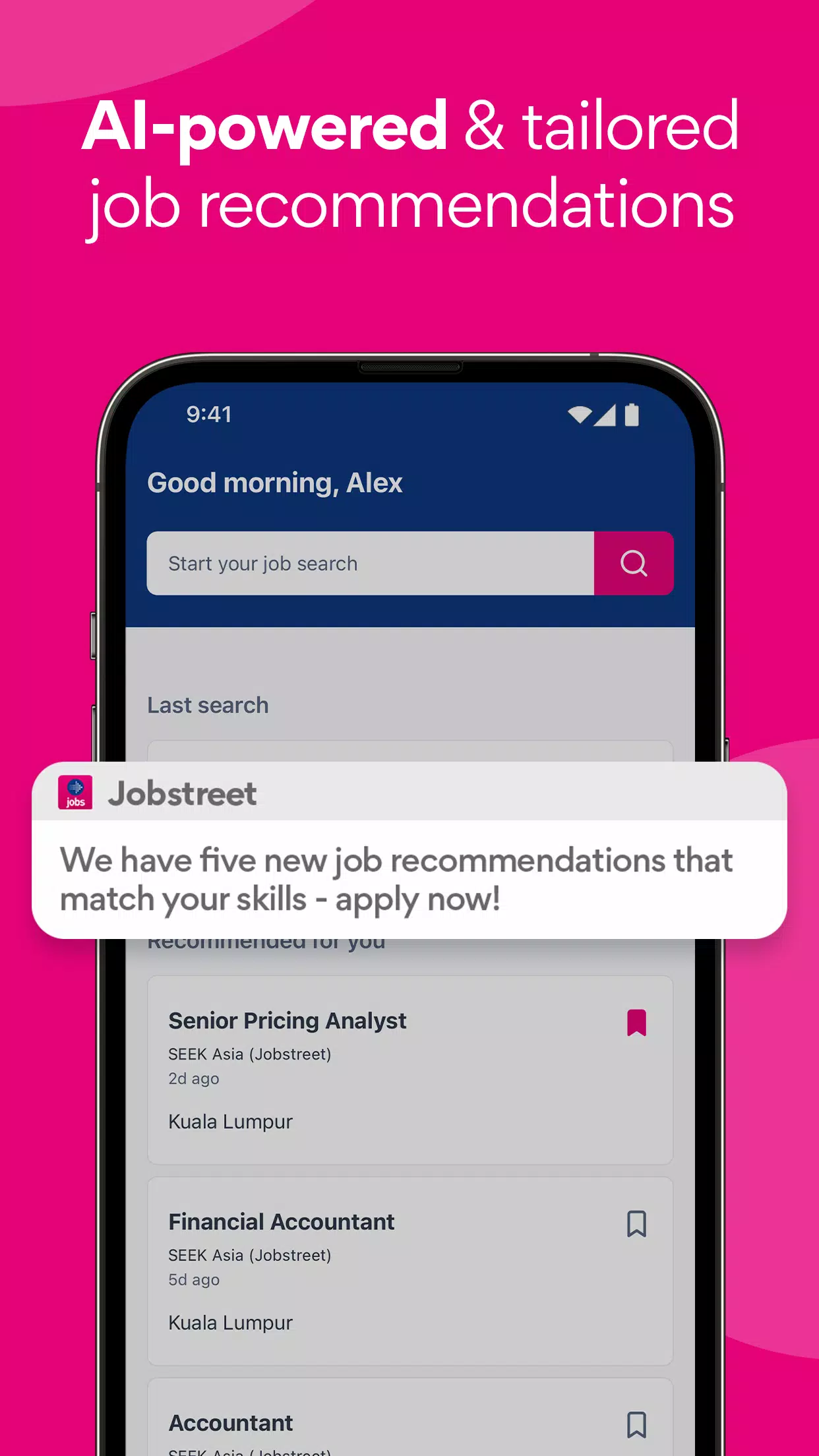 Jobstreet: Job Search & Career Capture d'écran 3