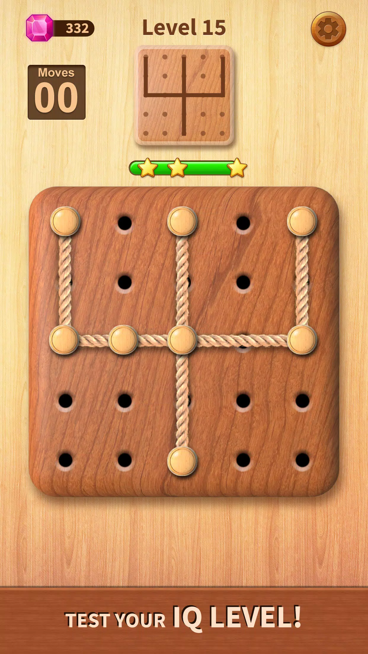 Rope Puzzle: Wooden Rope Games 螢幕截圖 3