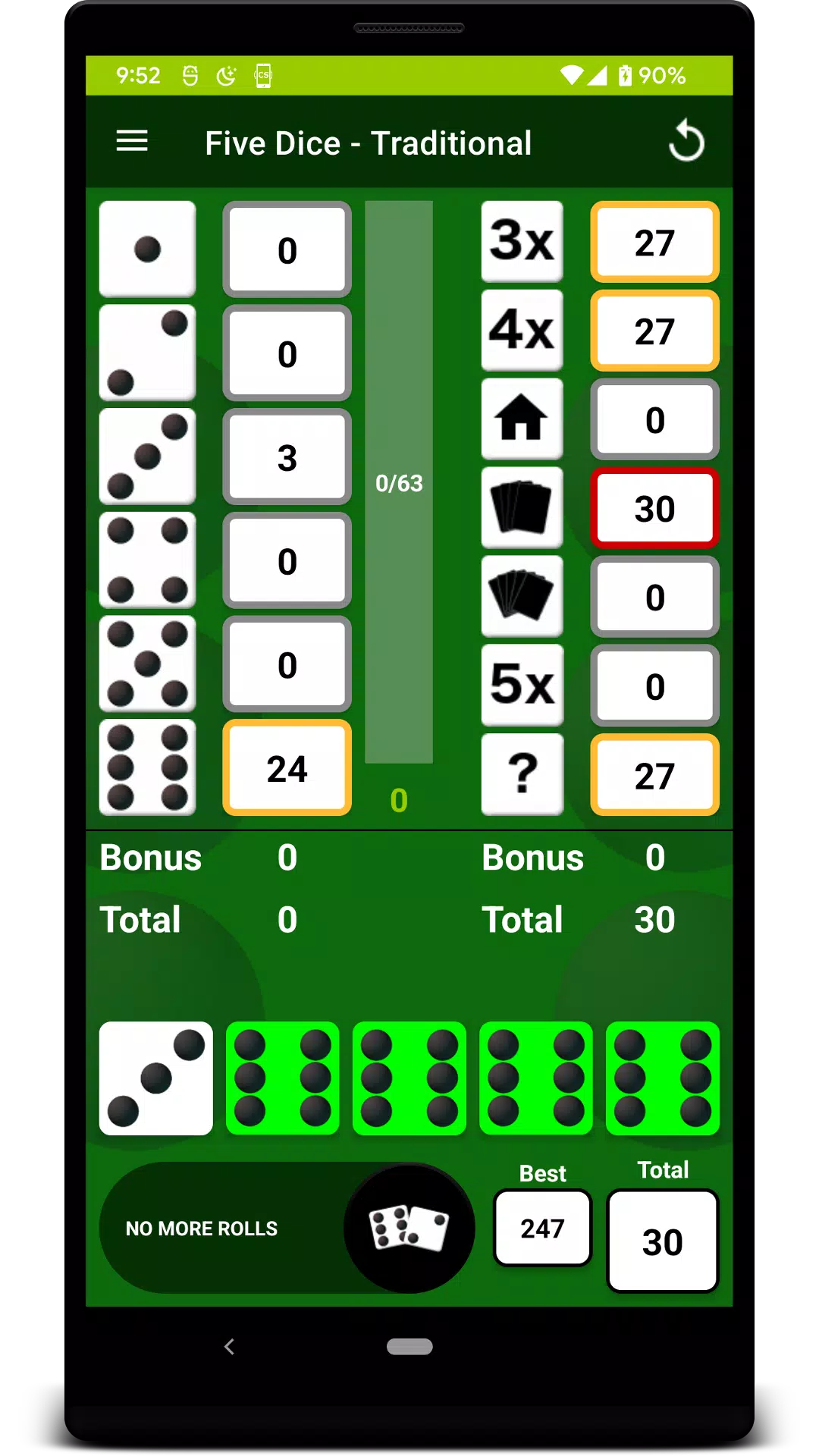 Five Dice 螢幕截圖 0